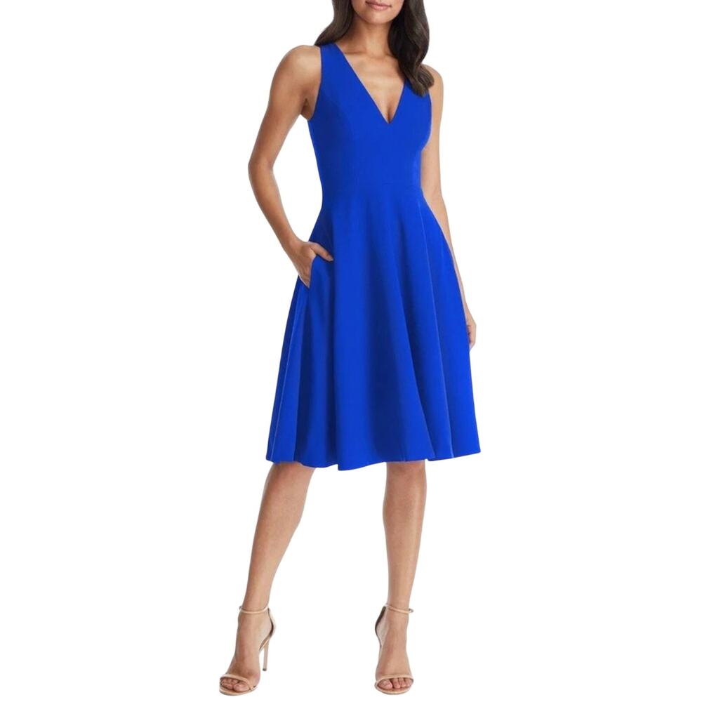 Dress the Population Catalina sleeveless Dress in electric blue Size S